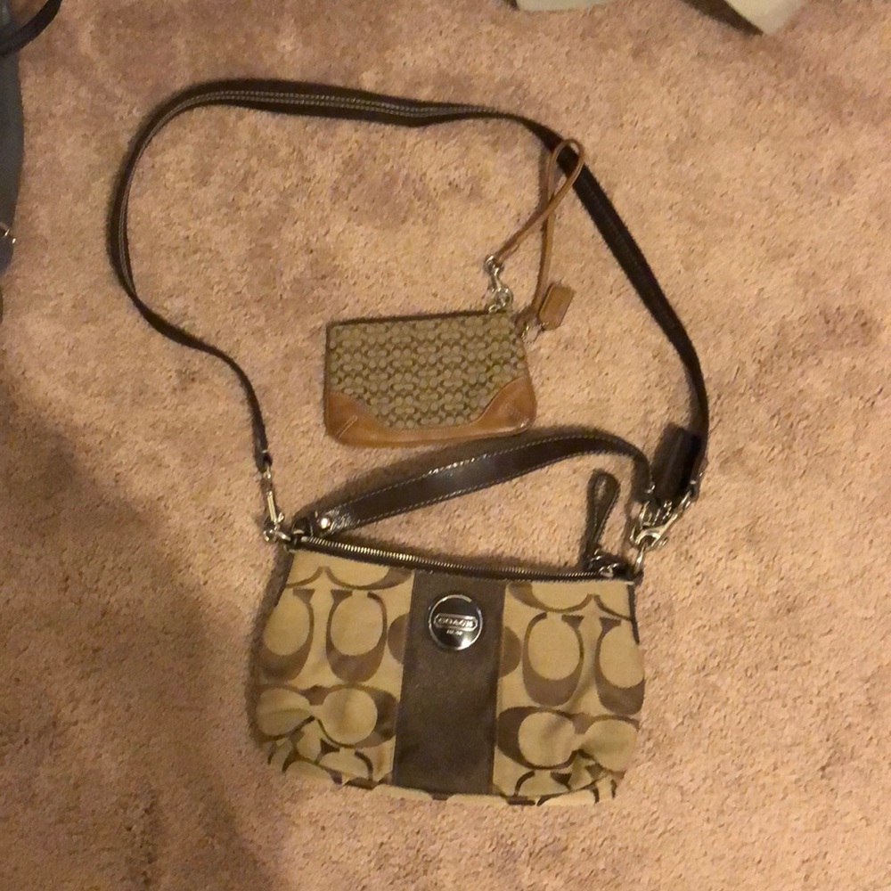 Coach crossbody bag with wallet